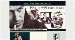 Desktop Screenshot of matthew-morrison.net